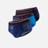 Lot de 3 slips en coton - Slips Sous Bois Indigo Bleu Turquoise Marine - bleu - 1