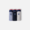 Pack Trio Boxer Marius Marinière Marine Gris - blanc - 1