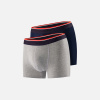 Marius Duo Navy Grey Heather Boxer Pack - blue - 4