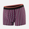 Boxer fuchsia à motif fléchettes en coton - Marius Flechette Fuchsia - rose - 3