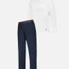 Pack Pyjama Superbe Blanc Indomptable Marine - bleu - 1