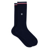 Mid-high socks in lisle thread - blue - 1