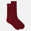 Mid-cut cotton socks - red -  13