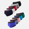 Lot de 10 slips en coton - Pack 10 Slips Intrépide Marine Blanc Rouge Cerise Gris Chiné Noir Bleu Jean Bleu Eblouissant Rose Des Bois Bleu Fluo Emeraude - bleu - 1