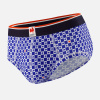 Slip en coton - Terrible Damier Indigo XV de France - bleu - 3