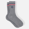 Organic cotton mid-cut socks - gray - 2
