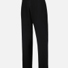 Men's long black cotton pajama bottoms - Indomptable Noir - black - 1