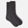 Mid-cut mohair socks - gray - 1