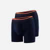 Pack of 2 long cotton boxers - Navy Boxers - blue - 3