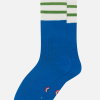 Chaussettes de sport mi-hautes rayées turquoise et vert menthe - Wilfried Rayures Bleu Turquoise Mint Green - bleu - 4