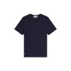 T-shirt Col V en coton bio - bleu - 2