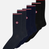 Pack Trio Chaussettes Nessy Bleu Anthracite Noir - bleu - 2