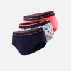 Pack Trio Slips Terrible Marine Néon Pink Intrépide Little Jungle - blanc - 5