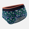 Slip imprimé mosaïque indigo en coton - Terrible Mosaique Indigo - bleu - 4