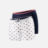 Marius Navy Boxer Duo Pack Little Navy Heart - white - 3