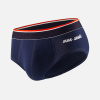 Slip en coton brodé - Terrible Bleu Amour - bleu - 30