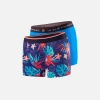 Pack Duo Boxer Redoutable Bleu Fluo Marius Hawaï - bleu - 3