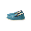 Wool indoor slippers - blue - 8