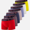 Lot de 7 boxers en coton - Semainier de Boxers Petit Joseph Rouge Rayure Tricolore Marine Rayure Bleu Blanc Rouge Blanc Bleu Jean Tournesol - bleu - 3