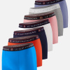 Pack Semainier Boxer Redoutable Marine Bleu Fluo Gris Chiné Rose des Bois Blanc Bleu Jean Argile Rouge - blanc - 5