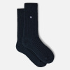 Mid-cut mohair socks - blue - 1
