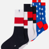 Lucas Team of France White Rooster Socks Trio Pack - white - 12