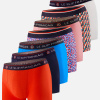 Pack Semainier Boxer Redoutable Marine Rose des Bois Blanc Argile Rouge Bleu Fluo Marius Corbusier Cami Bleu Fluo - blanc - 4