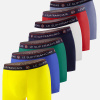Redoutable Boxer Weekly Pack Sunflower Dazzling Blue Emerald Navy White Red Blue Jeans - white - 7