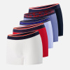 Pack Cinquo Boxer Marius Red White Blue Jean Sky Blue Cherry Red - blue - 2