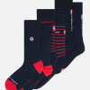 Box of 3 pairs of French socks - blue - 11