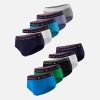 Lot de 10 slips en coton - Pack 10 Slips Intrépide Gris Chiné Topaz Mint Green Bleu Turquoise Blanc Marine Bleu Jean - bleu - 2
