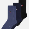 Pack Trio Chaussette Robuste Noir Marine Acier - noir - 3