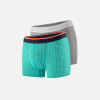 Pack Duo Boxer Redoutable Gris Chiné Marius Caviar Lagon - gris - 3