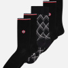 Lucas Tartan Nessy Black Socks Trio Pack - black - 1