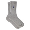 Organic cotton mid-cut socks - gray - 1