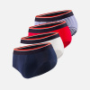 Pack Quatro Slip Terrible Navy White Red Marinière - white - 1