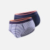 Lot de 2 slips en coton - Duo de Slip Terrible Marine Marinière - bleu - 3