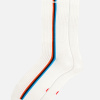 Wilfried Lignes Bleu Fluo Marine Argile Rouge - blanc - 2