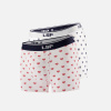 Marius Boxer Duo Pack Red Heart Navy Heart - white - 1