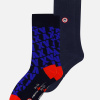 Lot de 2 chaussettes mi-hautes en coton - Chaussettes Xv De France Indigo Marine - bleu - 1