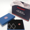 Lucas Black Tartan and Black Flag Box - black - 2