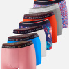 Pack Semainier Boxer Redoutable Rose des Bois Blanc Argile Rouge Bleu Fluo Gris Chiné Marius Hawaï Cami Bleu Fluo - blanc - 3