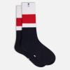 Mixed mid-high socks in organic cotton - blue - 10