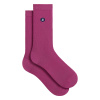 Mid-cut cotton socks - pink - 41
