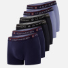 Lot de 6 boxers en coton - Pack 6 Boxer Redoutable Marine Noir Bleu Jean - bleu - 2