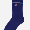 Chaussettes mi-hautes mixtes en coton - Lucas Ligne Indigo - bleu - 4