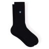 Organic cotton mid-cut socks - black - 7