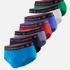 Lot de 7 slips en coton - Slips Marine Bleu Jean Bleu Fluo Rouge Cerise Bleu Eblouissant Blanc Emeraude - bleu - 2