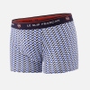 Boxer en coton - Petit Joseph Chevron Bleu Poussiere - bleu - 5