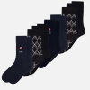 Pack Semainier Chaussettes Lucas Jour J Tartan Noir Noir Imprimé Flocon - bleu - 1